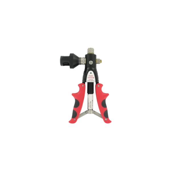 Pneumatic hand pump, range 600 psi.